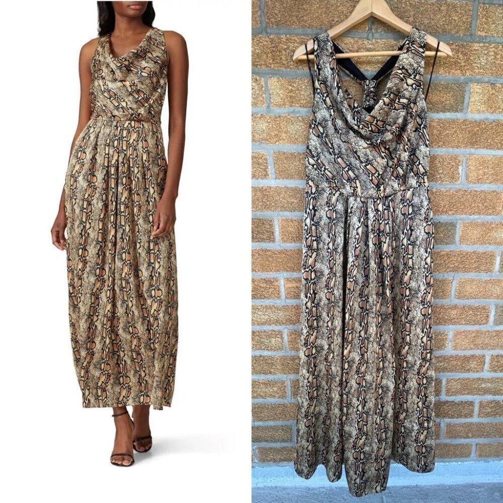 Great Jones Printed Cowl Neck Maxi size 12